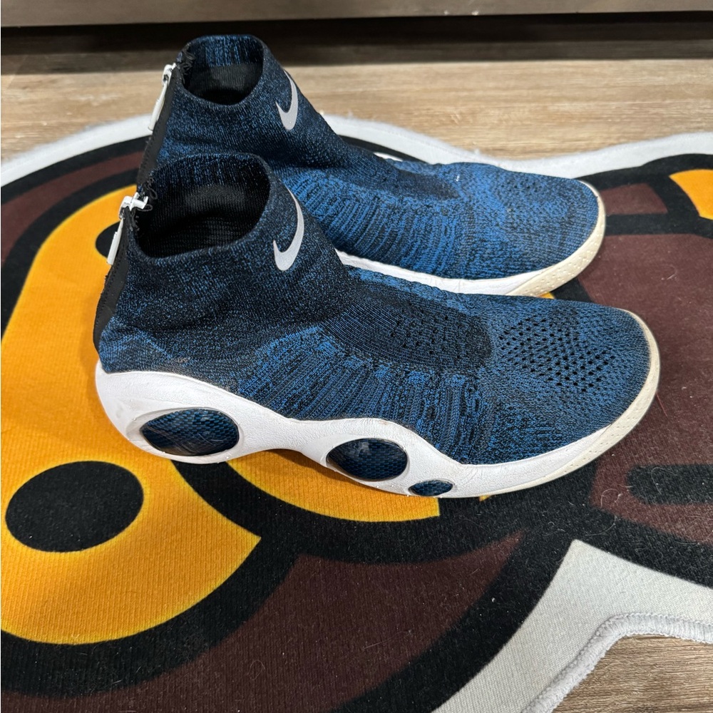 Nike Flight Bonafide Shoes Mens Athletic Zip 917742-400 Military Blue - Picture 3 of 7